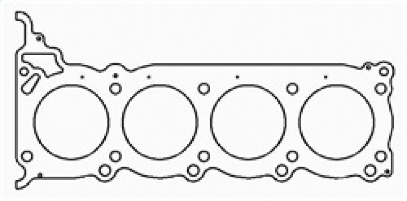 Nissan Q45 Cylinder Head Gasket - Left Side - Cometic Gasket - MLS, 93.5mm Bore, 0.036 Inch Thick - `02-`06 Nissan Q45 Cylinder Head Gasket - Left Side - Cometic Gasket - MLS, 93.5mm Bore, 0.036 Inch Thick - `02-`06